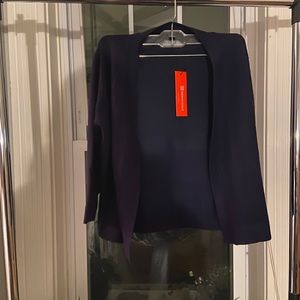 Brand new blue cardigan.